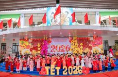 TỔNG KẾT HỘI CHỢ XUÂN 2026 KHÉP LẠI NHỮNG NGÀY TẾT RỘN RÀNG Ở NGÔI NHÀ MẦM NON DÂN HÒA BÊN MÂM CƠM CHIỀU ẤM ÁP