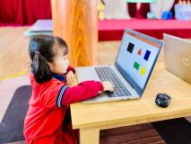 ALBUM ẢNH CHUYÊN ĐỀ GIÁO DỤC: EM BÉ 3 TUỔI VỚI HOẠT ĐỘNG LÀM QUEN VỚI TOÁN TẠI TRƯỜNG MẦM NON DÂN HÒA