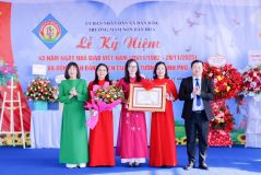 TRƯỜNG MẦM NON DÂN HÒA CHÀO MỪNG 43 NĂM NGÀY NHÀ GIÁO VIỆT NAM (20/11/1982 – 20/11/2025) VÀ ĐÓN NHẬN BẰNG KHEN CỦA THỦ TƯỚNG CHÍNH PHỦ**