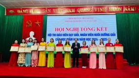 ALBUM ẢNH HỘI NGHỊ TỔNG KẾT HỘI THI GIÁO VIÊN DẠY GIỎI, NHÂN VIÊN NUÔI DƯỠNG GIỎI CẤP HỌC MẦM NON NĂM HỌC 2024-2025