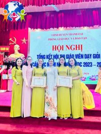 Tổng kết hội thi giáo viên dạy giỏi cấp học mầm non năm học 2023-2024