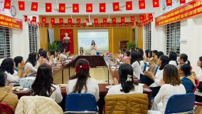 ABLUM ẢNH " HỘI NGHỊ SƠ KẾT HỌC KỲ 1 NĂM HỌC 2024-2025, CHIA TAY ĐỒNG CHÍ NGUYỄN THỊ ĐÀO GIÁO VIÊN TRƯỜNG MẦM NON DÂN HÒA ĐÃ NGHỈ CHẾ ĐỘ HƯU TRÍ"