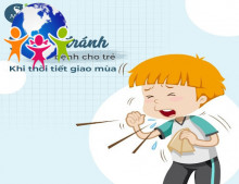 phòng tránh bệnh cho trẻ khi thời tiết giao mùa